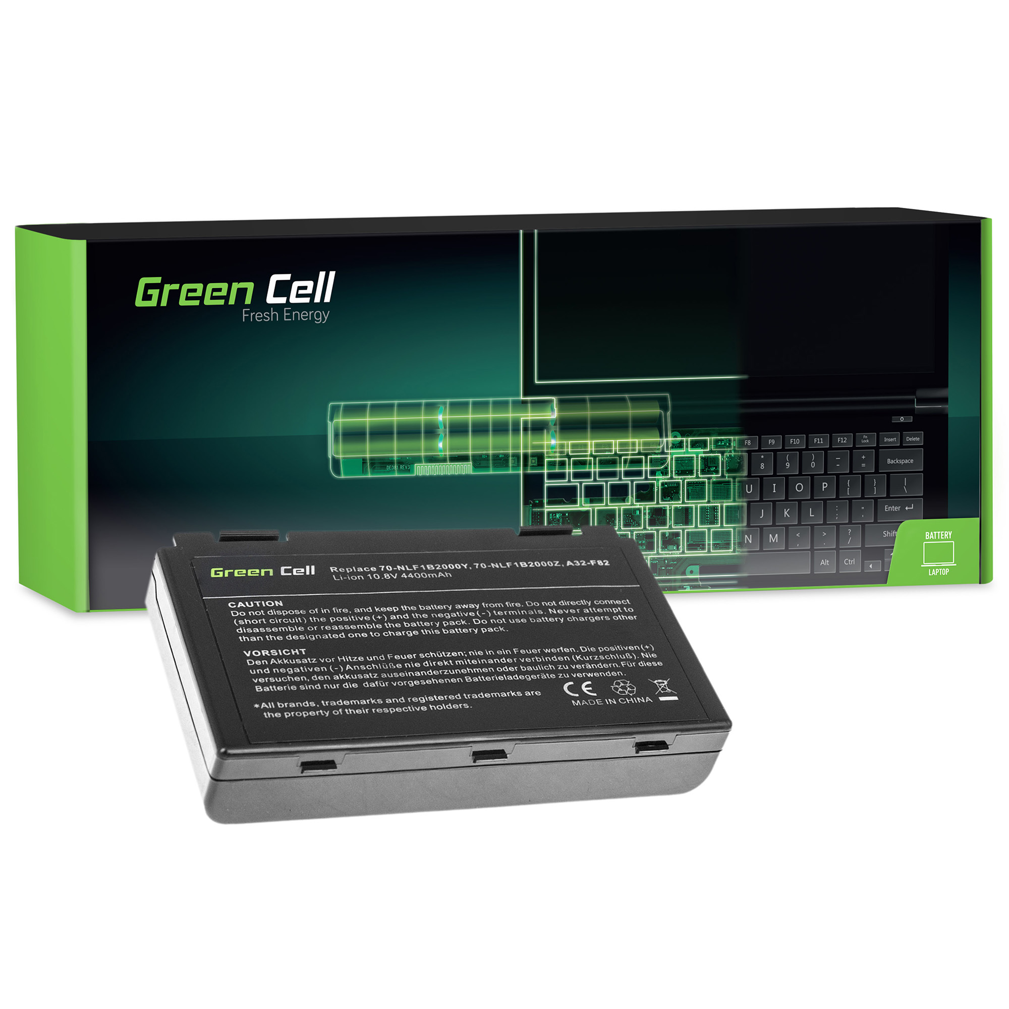 Batéria pre notebook Asus Lítium-iónová 4400 mAh Green Cell